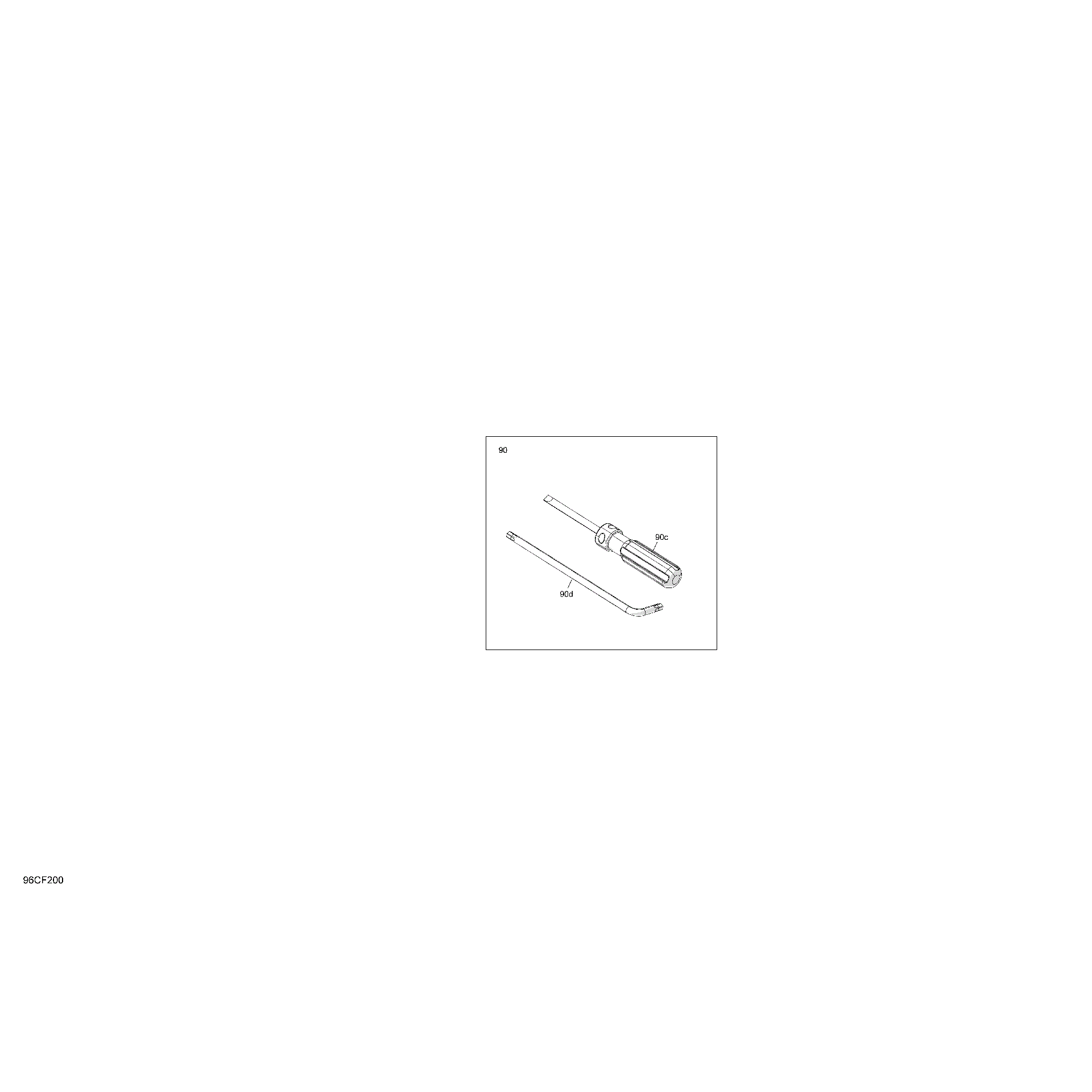 An Image of a Genuine Can-Am Parts Schematic Diagram showing the schematic - MISCELLANEOUS - TOOLS
