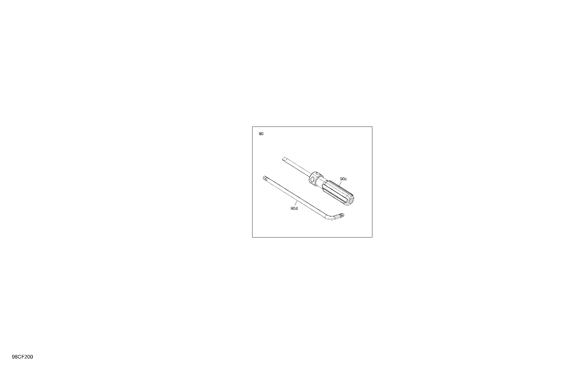 An Image of a Genuine Can-Am Parts Schematic Diagram showing the schematic - MISCELLANEOUS - TOOLS