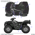 BODY: DECALS STANDARD - 2025 POLARIS SPORTSMAN 850 EPS 48"