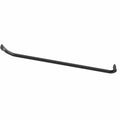 Matte black metal cab frame tube handle with curved mounting ends for Polaris UTV models.