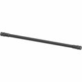 Black cylindrical metal rear stabilizer bar with end fittings for Polaris UTV models.