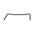 Matte black metal HVAC stabilizer tube with angled ends and bolt holes for Polaris UTVs.