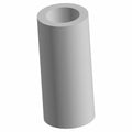 Gray cylindrical tube spacer with smooth surface and hollow center for Polaris ATV parts.