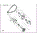 CLUTCH & CVT ASSY. (18G WEIGHT ROLLER) - 2021 CFMOTO CFORCE 400