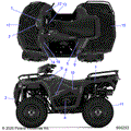 BODY: DECALS - 2023 POLARIS SPORTSMAN 450 HO EPS 50S