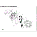 CYLINDER HEAD&CYLINDER ASSY. - 2020 CFMOTO ZFORCE 500