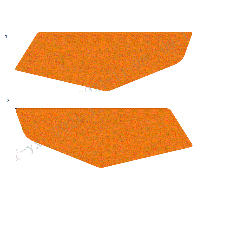 An Image of a Genuine CFMOTO Parts Schematic Diagram showing the schematic - FRONT REFLECTOR - 2022 CFMOTO UFORCE 1000 XL