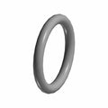Gray rubber O-ring seal with smooth surface and circular cross-section.