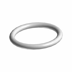 A smooth white O-Ring 1.11X1.38X.138 by Polaris, shaped like a 3D torus, is shown on a plain white background.