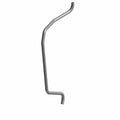 Black molded radiator inlet hose with multiple bends, designed for Polaris Ranger 800 UTV models.