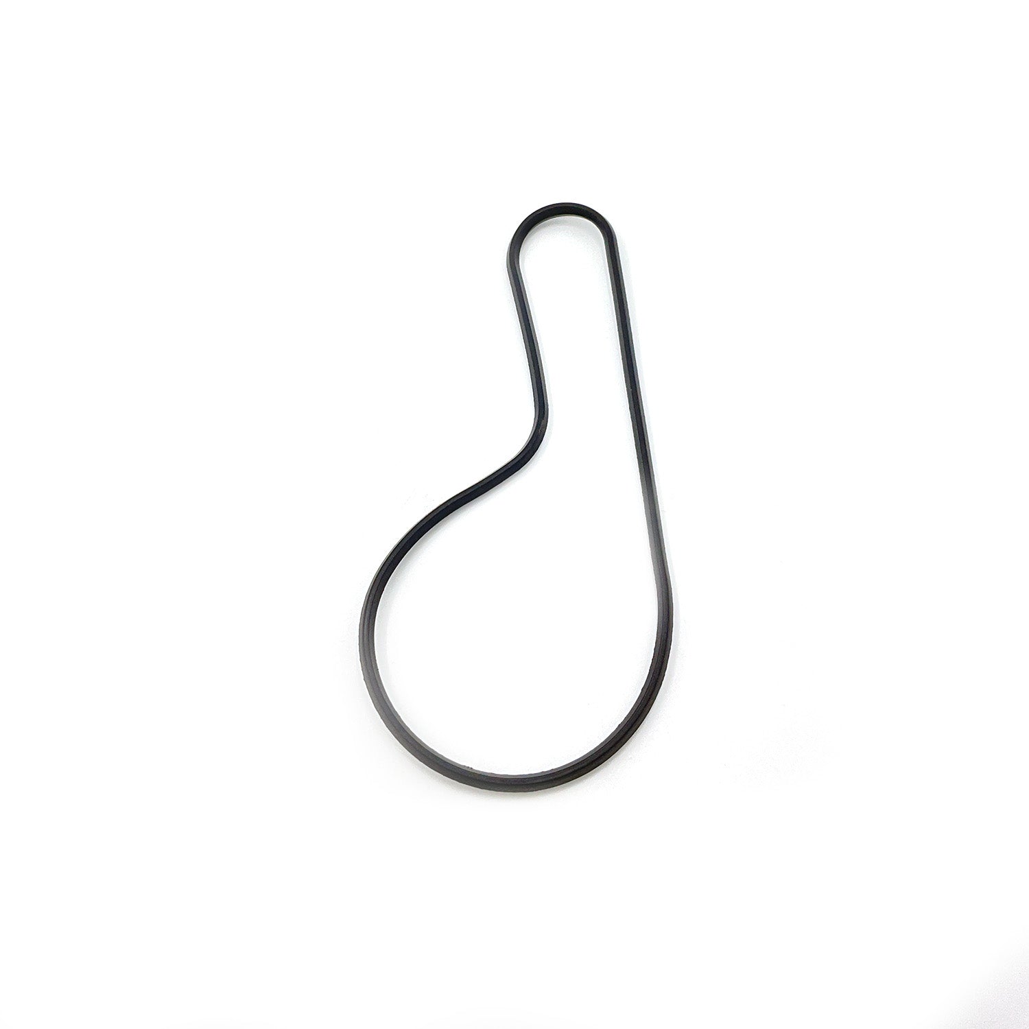 Black rubber water pump gasket cover shaped for Polaris ATV or UTV models.