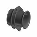 Black rubber airbox boot with flanged base and tapered cylindrical shape for Polaris RZR-570 models.