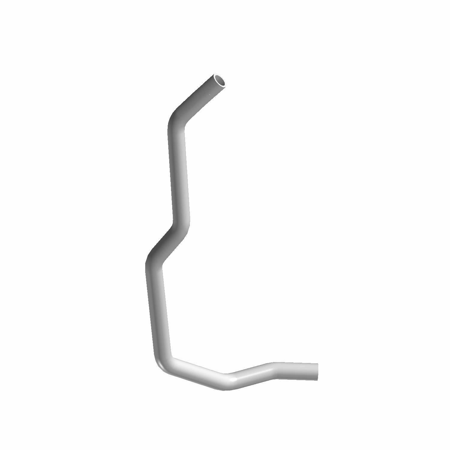 Gray molded rubber engine hose with angled bends for Polaris Ranger models.