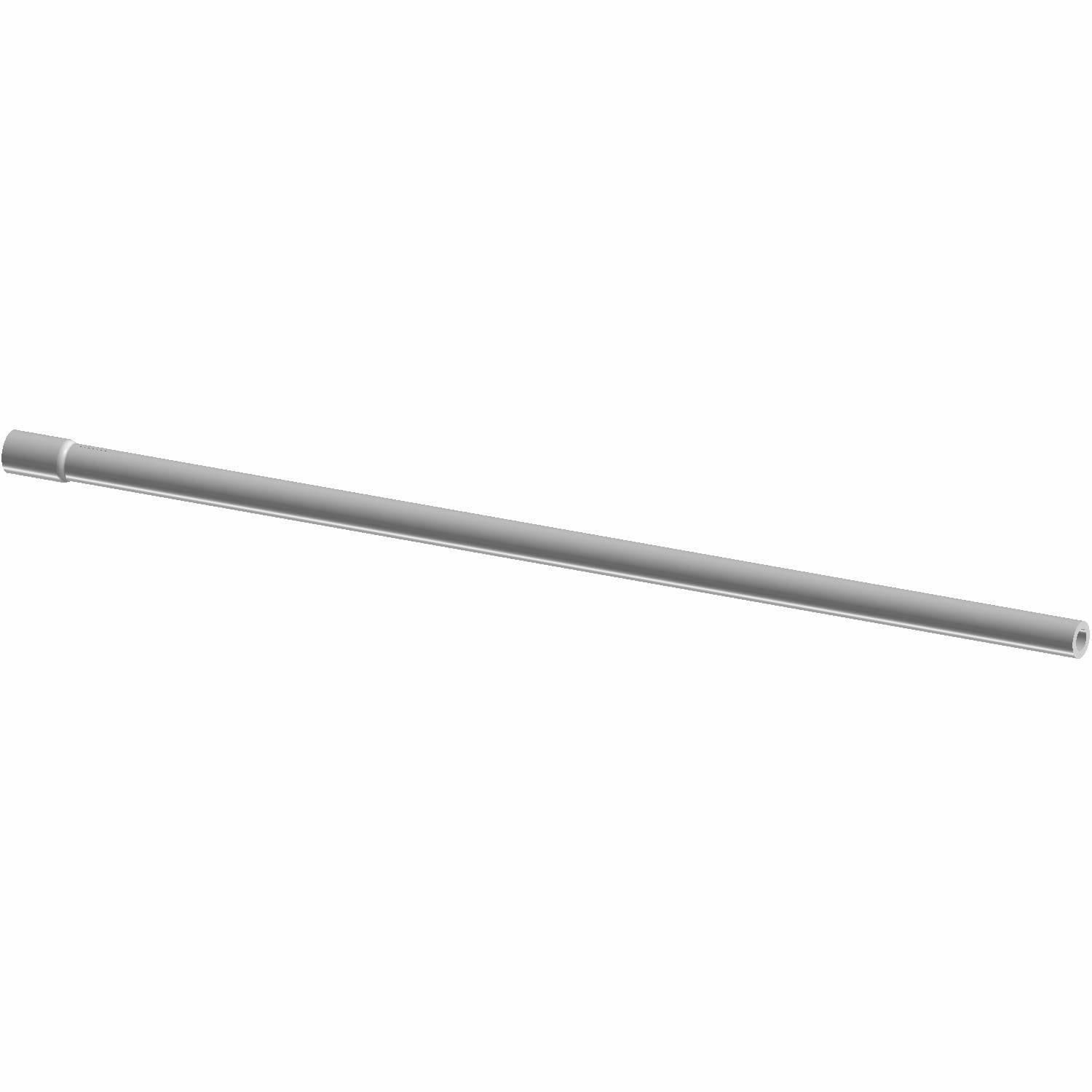 Grey flexible breather hose slit, 49.5 cm long, designed for Polaris offroad vehicles.