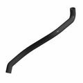 Black molded rubber upper radiator hose with curved shape for Polaris vehicles.