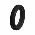 Black front motorcycle tire 130/70-18 with smooth tread pattern for road use.
