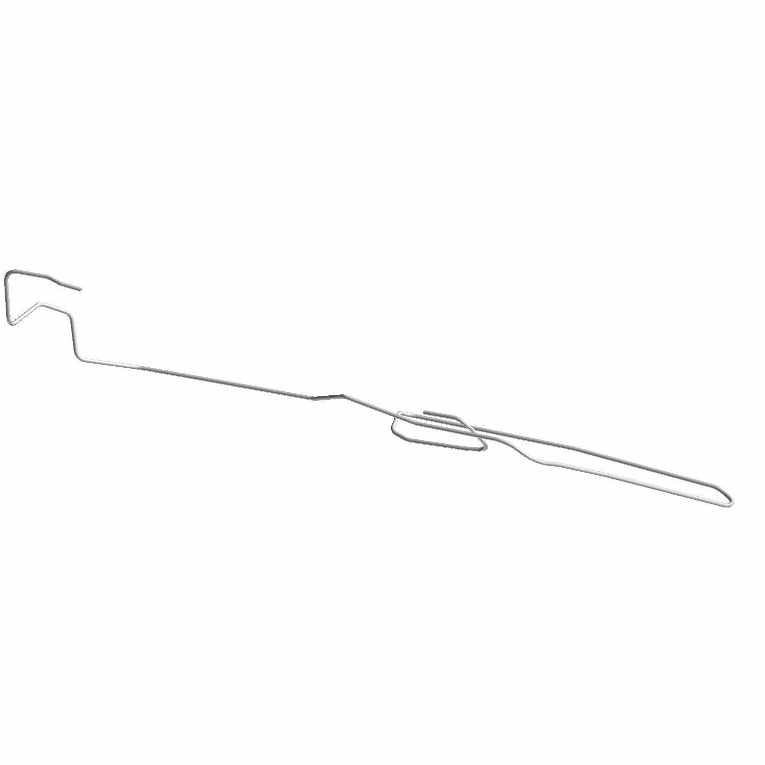 Black flexible washer fluid wiper hose with molded connectors for Polaris Ranger UTV.