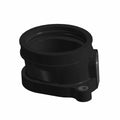 Black cylindrical throttle body adapter with flat mounting base and bolt hole, designed for Indian Challenger motorcycles.