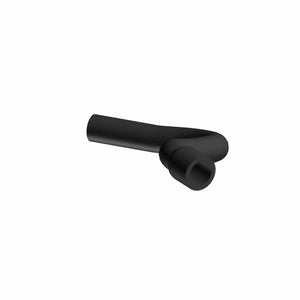 The Radiator Bypass Hose by Polaris is a black, curved, Y-shaped connector with three openings, perfect for OEM Victory Polaris hose bypass applications. Shown on a plain white background.