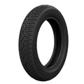 Black front motorcycle tire with deep tread pattern, size 130/90-16 by Polaris.