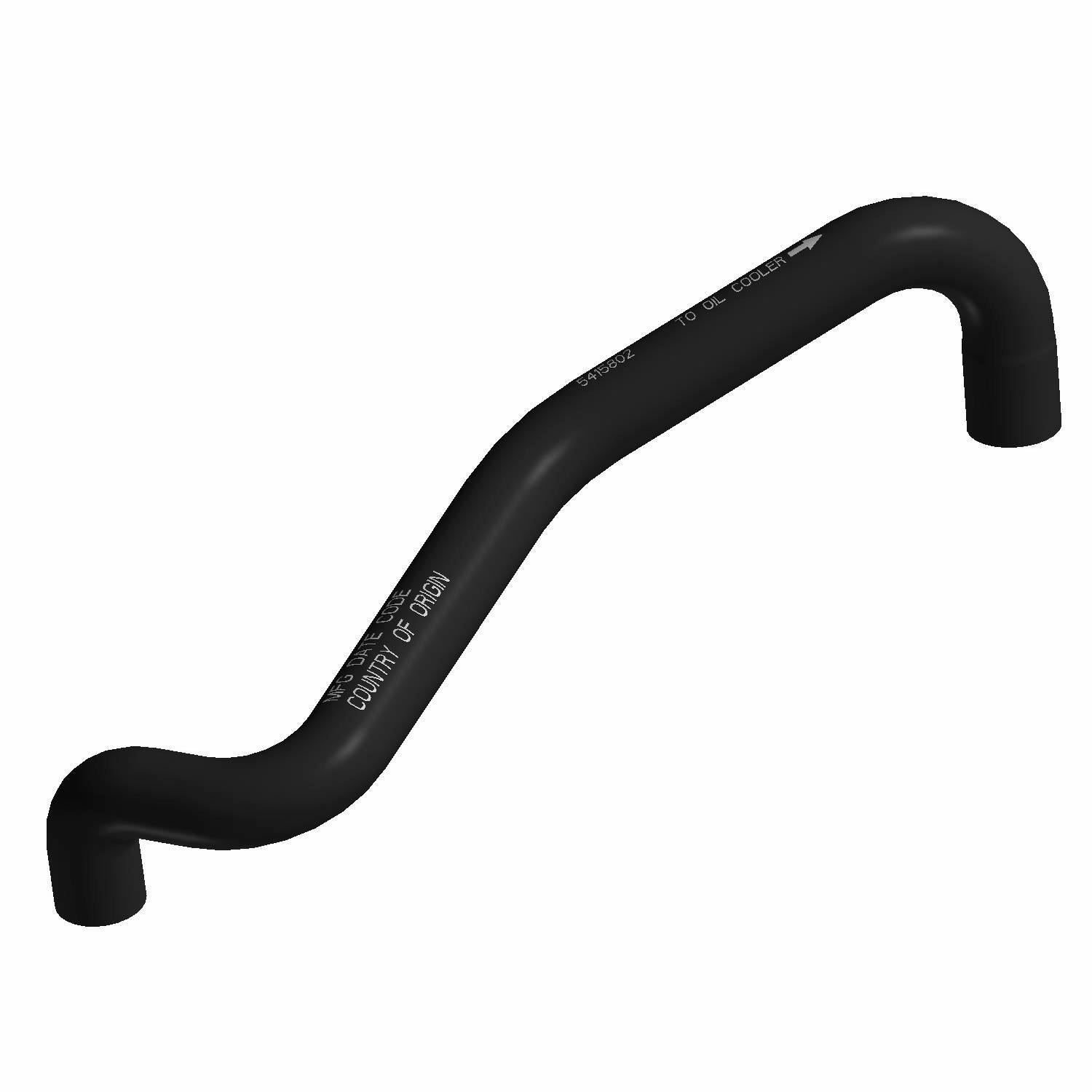 Oil Cooler Out Hose Formed by Polaris