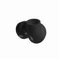 Black rubber elbow clutch hose intake with smooth, flexible tubing design.