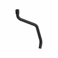 Black molded rubber coolant hose with angled bends for Polaris engine replacement.