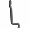 Gray molded breather hose with multiple bends for rear motorcycle fitment.