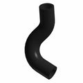 Black rubber coolant hose with a curved 3-way design for heater connections.