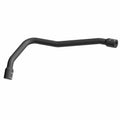 Black molded heater hose with two angled connectors for engine attachment.