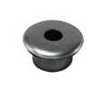 The Isolator-Hbar Bonded Ss by Polaris is a metal grommet with a wide, flat rim and central hole, shown on a white background—commonly found among OEM Indian Polaris parts for Indian motorcycle models.