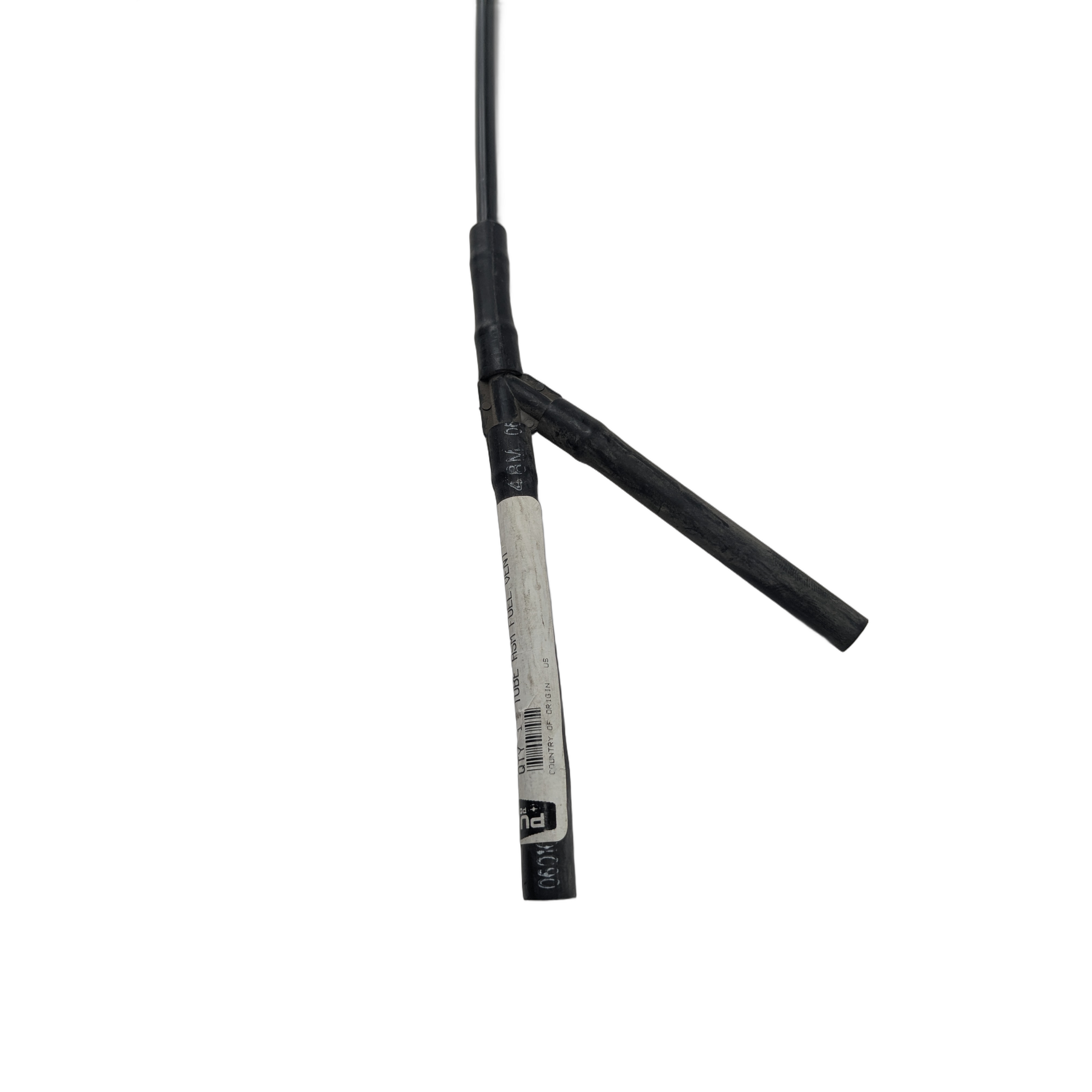 A black Water/Fuel Line, To Ground by Polaris, splits into two probes—a white pH-labeled one with a barcode and a solid black one—both attached at an angle on a white background.