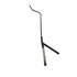 A black, L-shaped metal tool with a long handle and dual grips—one with white tape—for use with the "Water/Fuel Line, To Ground by Polaris," shown against a white background.