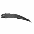 Black angular right lower saddlebag panel for Victory Vision motorcycle, smooth finish, molded plastic.