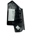 Polaris Cv Shield, Front, Left, Gloss B—OEM black plastic part with a white label featuring barcode, QR code, and POLARIS branding. Photographed on a white background. Perfect durable accessory for Polaris UTVs and off-road vehicles.