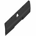 Glossy black outer tailgate panel with rectangular cutout and contoured edges for Polaris Ranger UTV.
