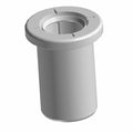 Gray cylindrical lower a-arm bushing with flanged top and central hole.