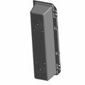 Black rectangular storage box with reinforced edges and mounting holes, designed for Polaris UTVs.