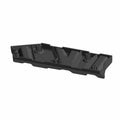 Black molded plastic right floor panel with raised grip patterns for Polaris Ranger UTV.