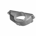 Gray plastic air inlet clutch duct with circular opening and mounting tabs on each side.