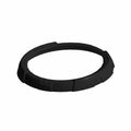 Black plastic circular bezel with contoured edges for instrument cluster trim.