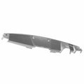Gloss black upper dash panel for Polaris Ranger with smooth surface and mounting points.