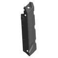 Black right short box panel with angular edges and multiple mounting points for Polaris UTV models.
