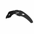 Matte black curved front fairing with aerodynamic design for 2015 Indian Chieftain motorcycle.