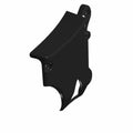 Body Side Cover, Lower Left Cld Grey by Indian