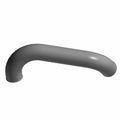 Gray curved intake duct made of smooth plastic for Polaris vehicle clutch air system.