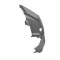 White molded plastic front left fender with angular contours and mounting holes for Polaris RZR XP 1000.