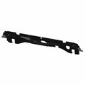 Gloss black lower closeoff panel with mounting holes and angular design for Polaris UTVs.