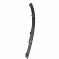 Black curved rear fender closeout panel with mounting holes for right side of motorcycle.