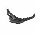 Gloss black rear fascia panel for Polaris RZR, angular design with mounting points and vents.